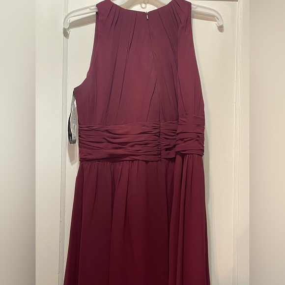 Bill Levkoff Wine Dress - size 10 - Picture 4 of 10